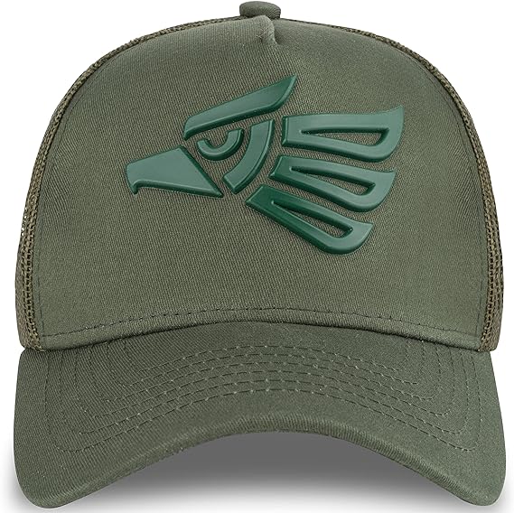 A Militar Fury Gorra para Hombre Rejilla Logo Águila, Gorra Hecho en México Tipo Camionero, Gorra Trucker Cap, Gorra de Malla para Hombre, Regalo para Hombre.