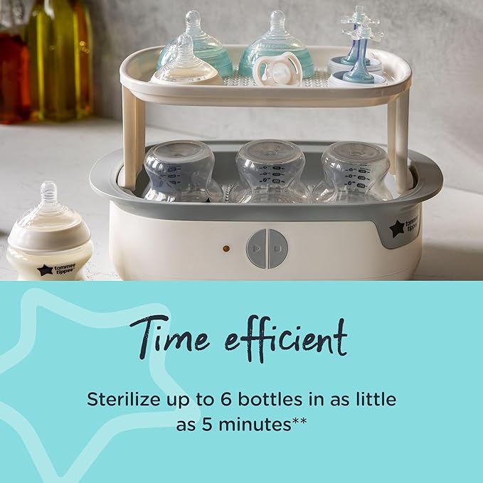 A Tommee Tippee Esterilizador De Vapor Eléctrico, Steri-steam, Paquete De 1 Count.