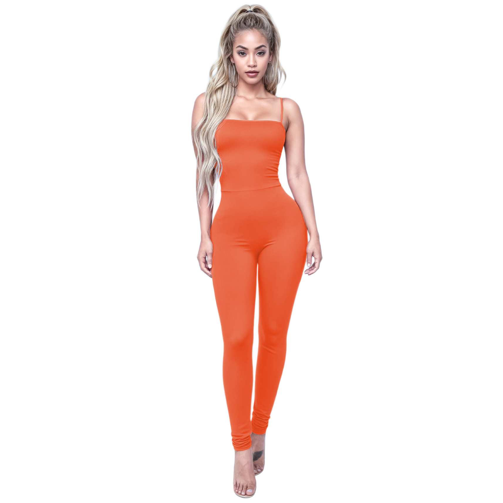 Jumper palazzo enterizo mono jumpsuit ajustado casual xally 105 escote con tirantes.
