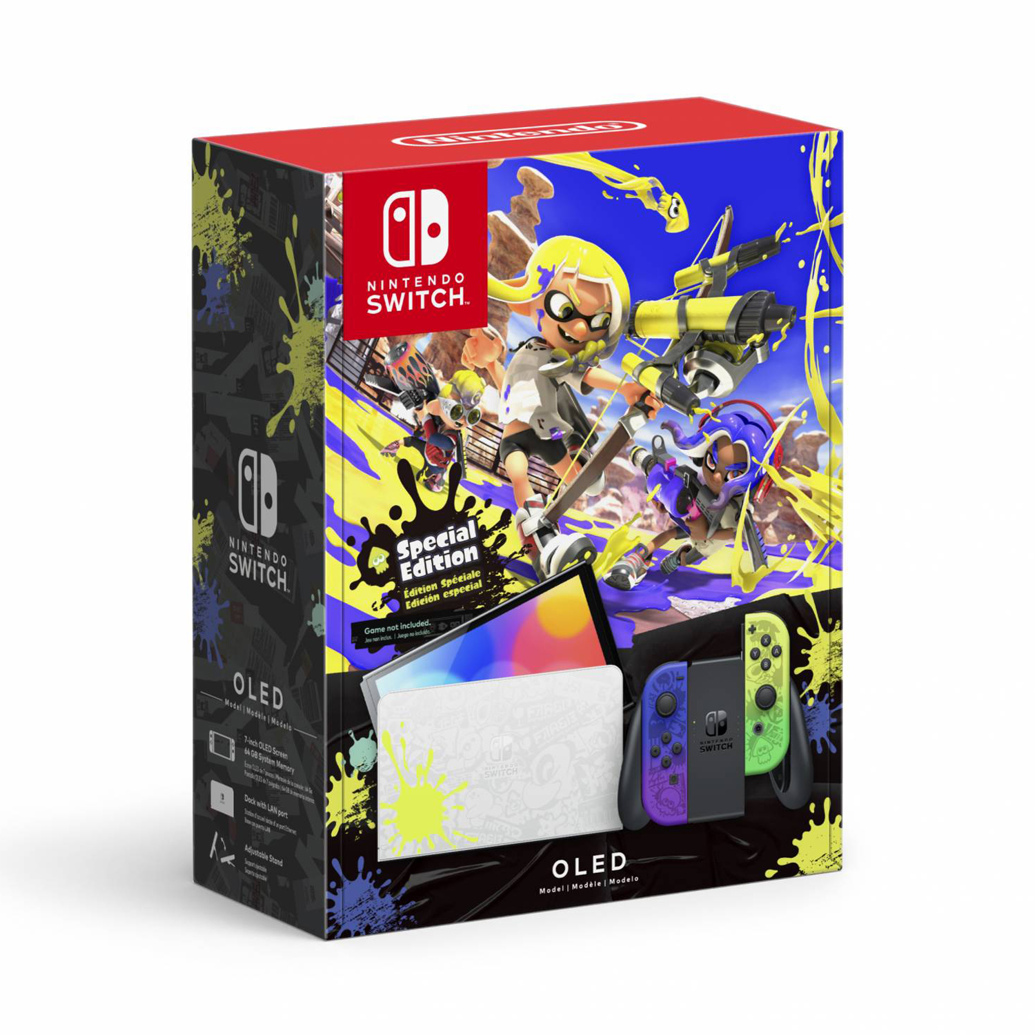 Nintendo Switch Oled 64Gb Splatoon 3.