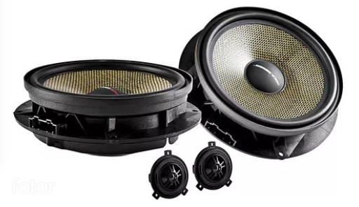 Set De Medios Rock Series RKS-VW165.2, 6.5 Pulgadas Para Volkswagen Plug & Play.