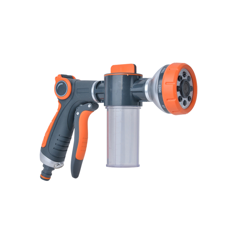 Boquilla de pulverizador de espuma de agua de alta presión, 8 modos ajustables, lavado de mascotas, limpieza de baño, jardín, ducha de perros, cepillo de baño, herramienta de limpieza