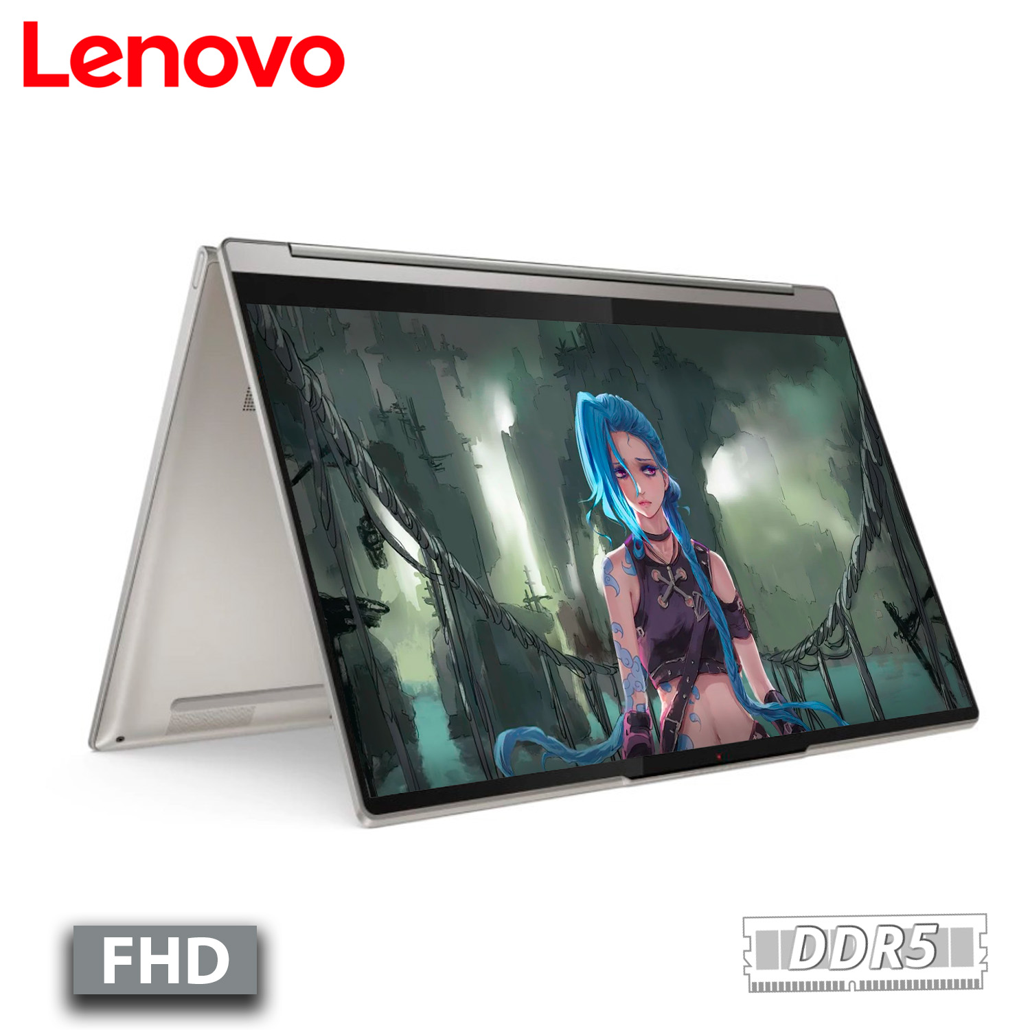 Laptop Lenovo Yoga 14" Full HD Intel Core i5-1135G7 2.40GHz 8GB 256GB SSD Windows 11 Home  Español Plata.