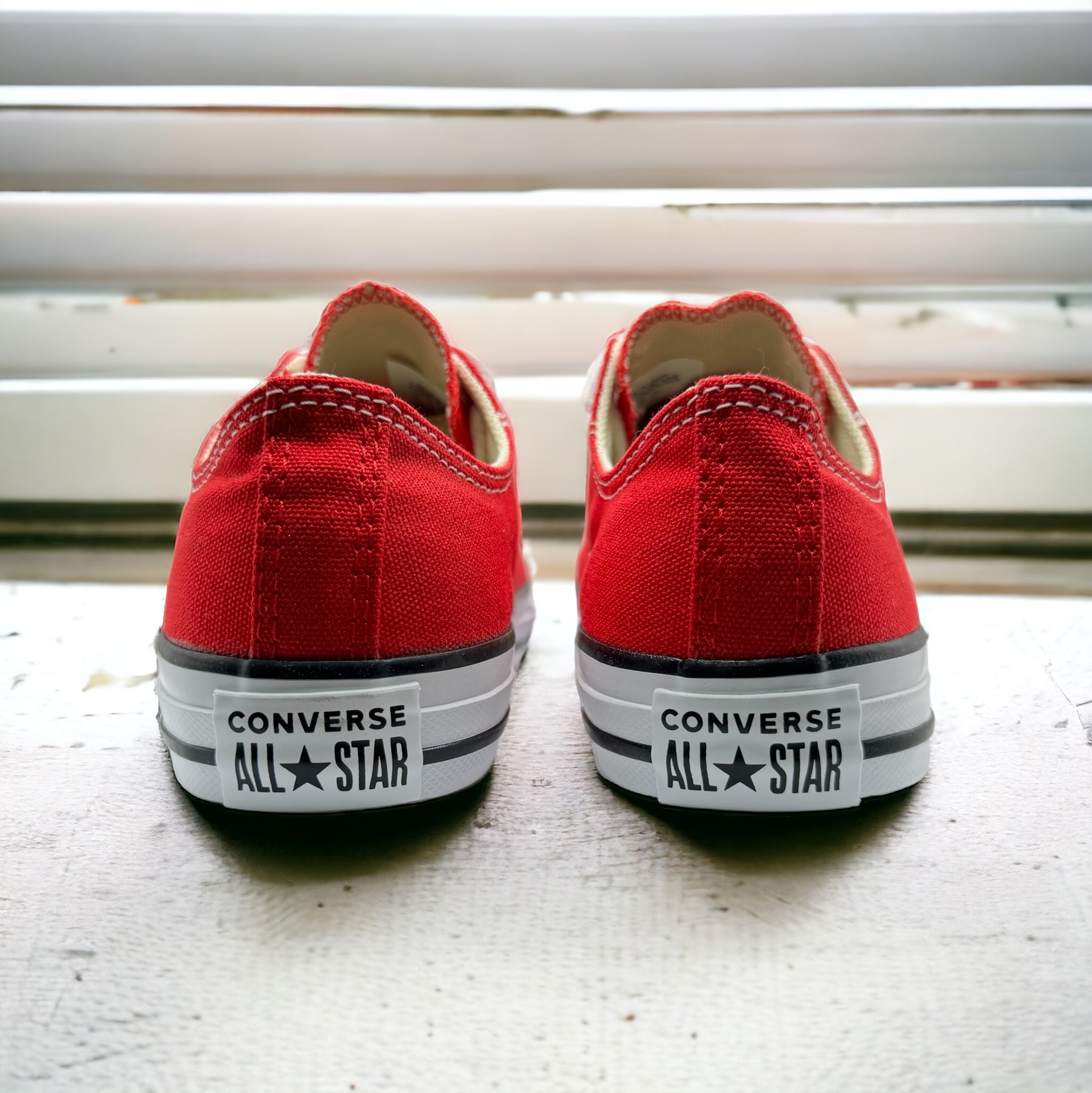 Tenis Converse Chuck Taylor Choclo Lona Rojo