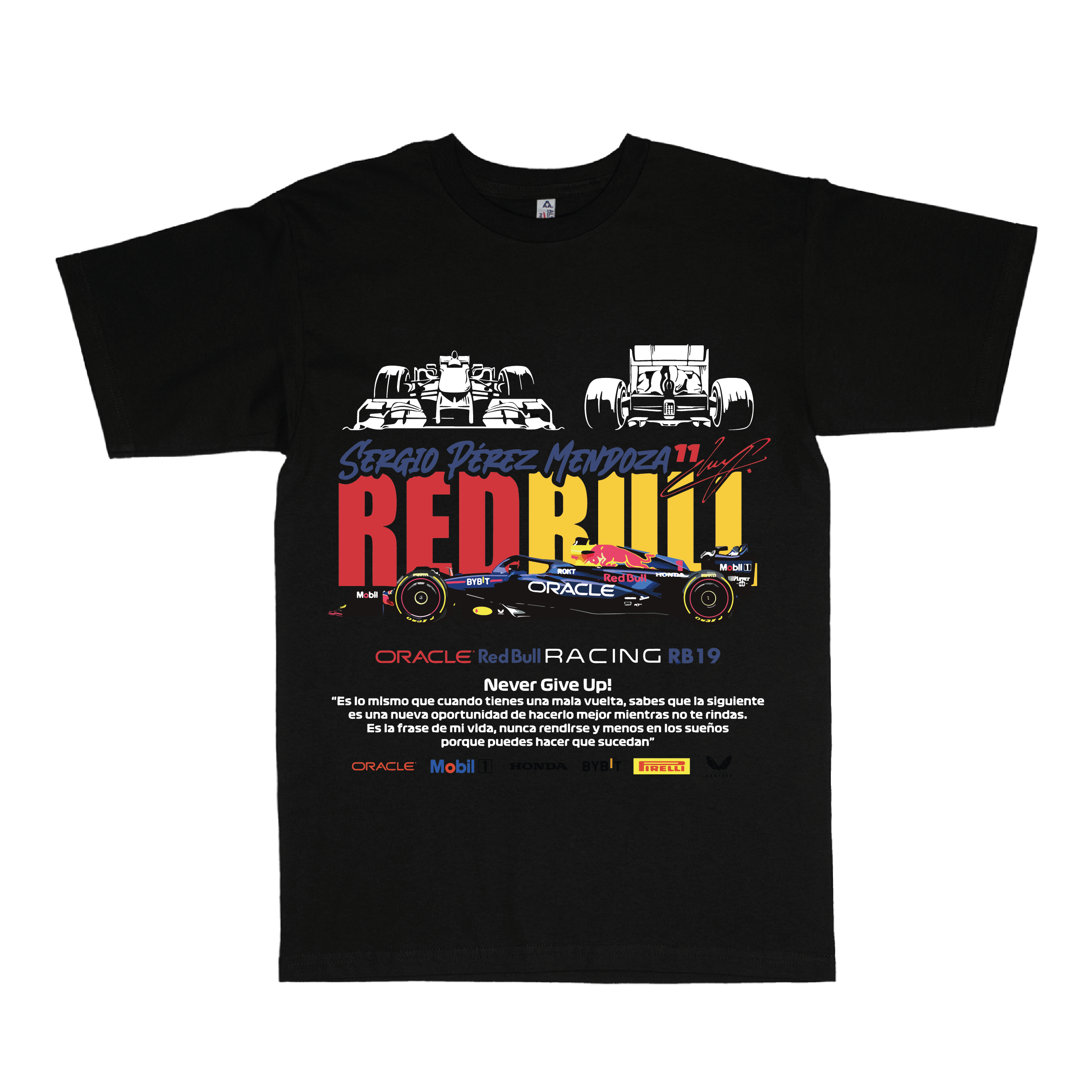 Sergio Pérez Playera Verde Red Bull RED BULL TEAM 11 SERGIO PEREZ