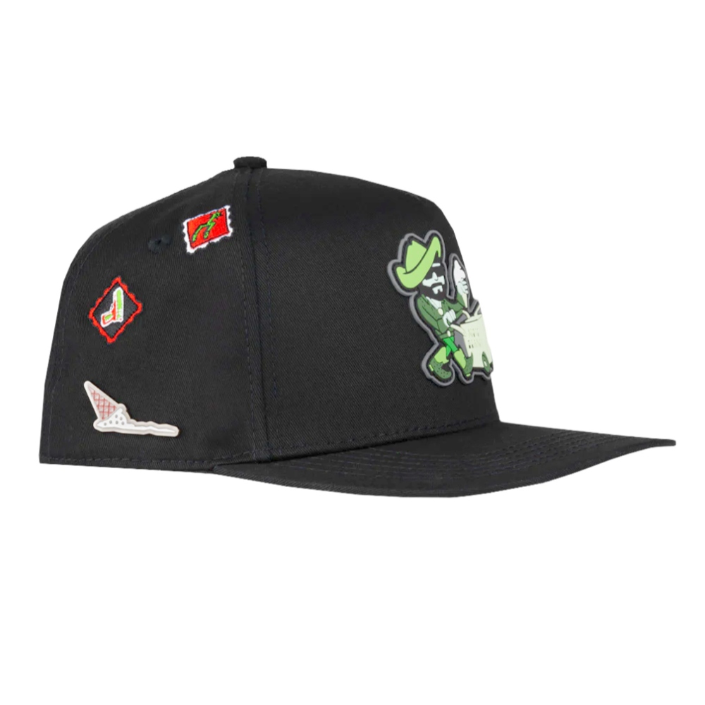 Gorra JC Hats Snapback Nieve Blanca Green Negro 002248