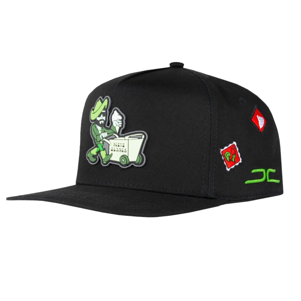 Gorra JC Hats Snapback Nieve Blanca Green Negro 002248