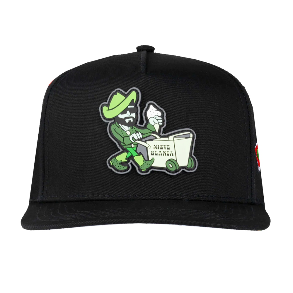 Gorra JC Hats Snapback Nieve Blanca Green Negro 002248