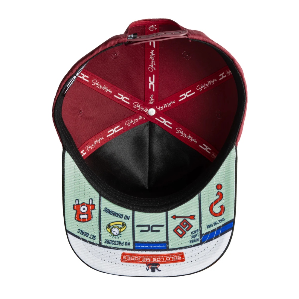 Gorra JC Hats Snapback Never Look Vino 001865