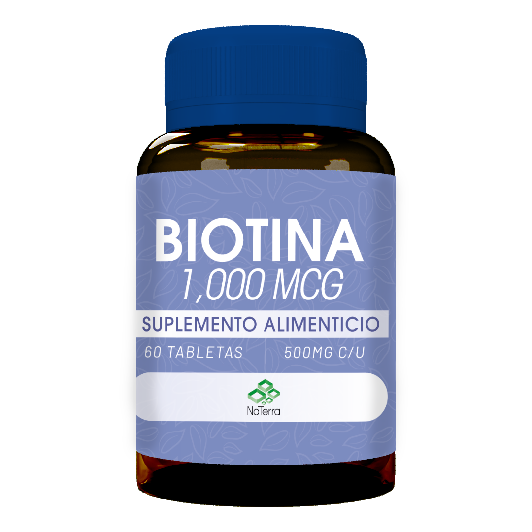 Biotina 1,000  60 tabletas