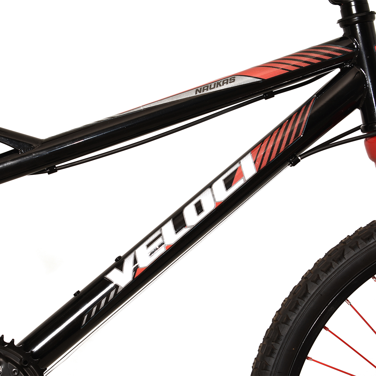 Bicicleta Veloci Naukas M/RING R24 Negro.