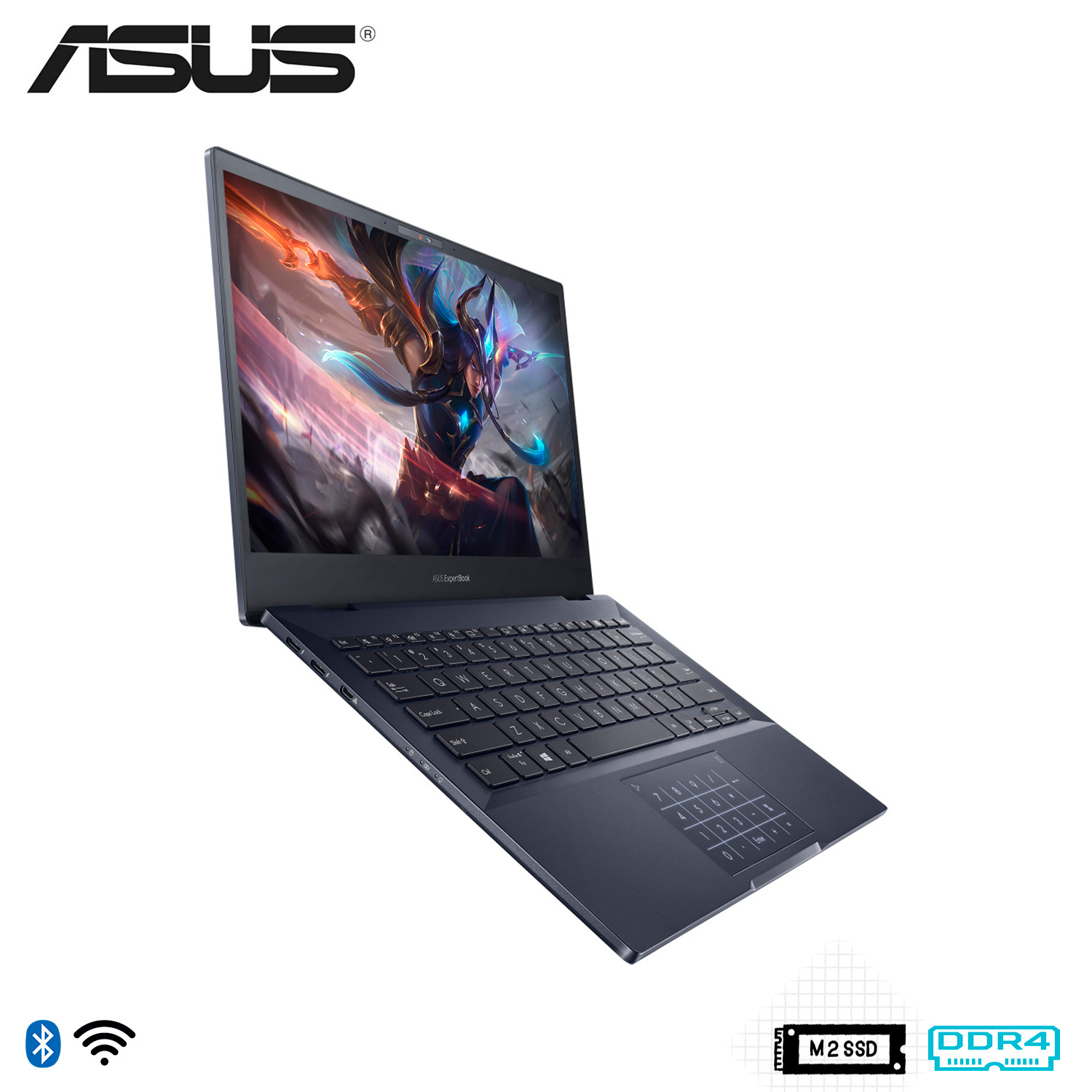 Laptop Asus ExpertBook B5 B5302CEA 13.3” Full HD Intel Core i7-1165G7 2.80GHz 8GB 512GB SSD Windows 10 Pro 64-bit Español Negro.