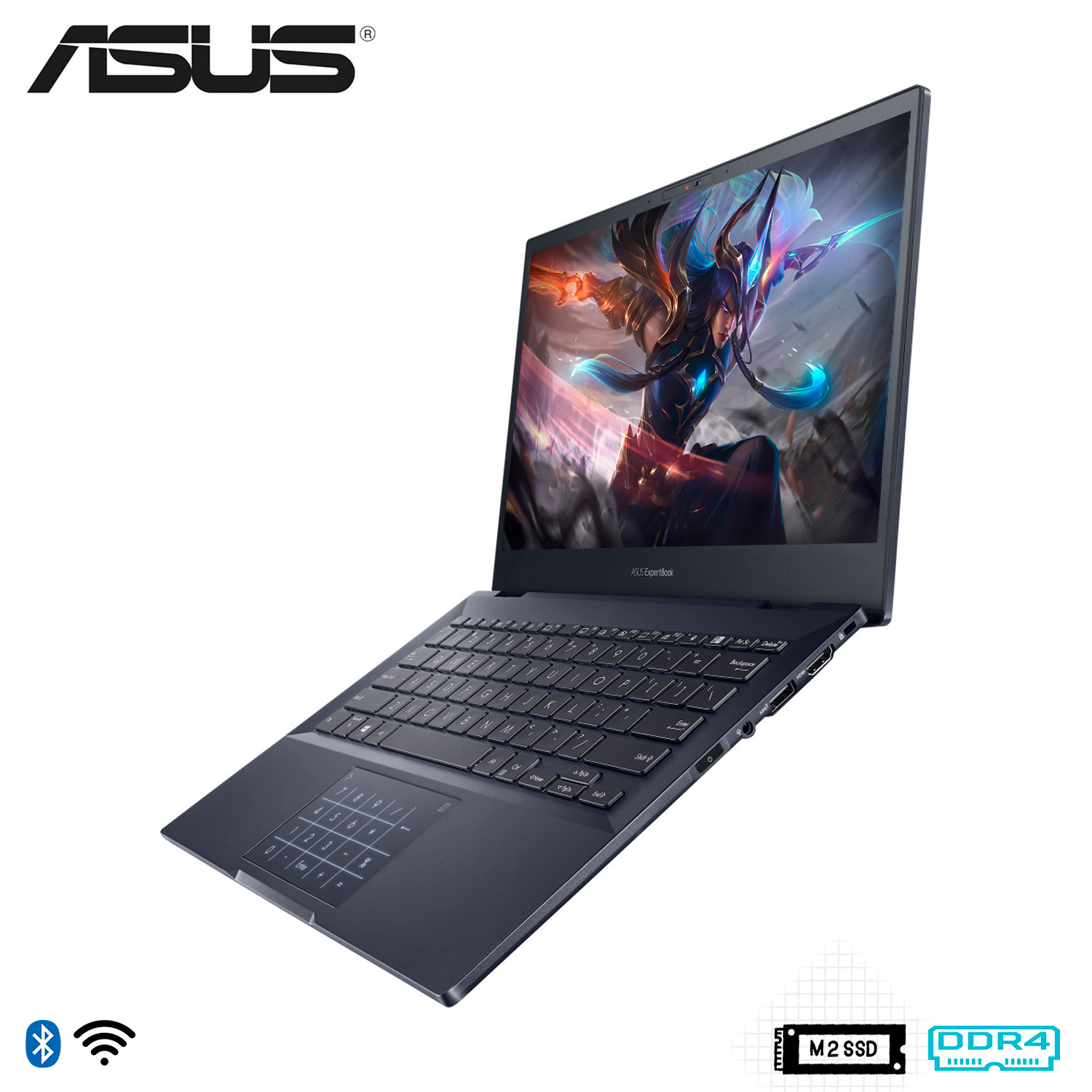 Laptop Asus ExpertBook B5 B5302CEA 13.3” Full HD Intel Core i7-1165G7 2.80GHz 8GB 512GB SSD Windows 10 Pro 64-bit Español Negro.