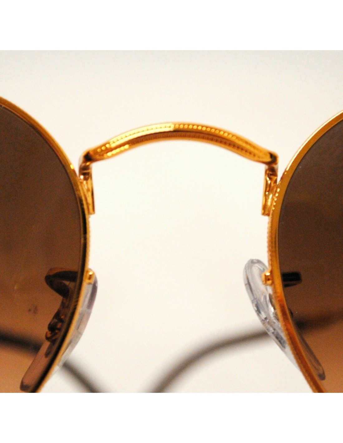 Lentes de sol Ray Ban Rb3447 9001a5 Round Metal Bronce Cafe Original Icon