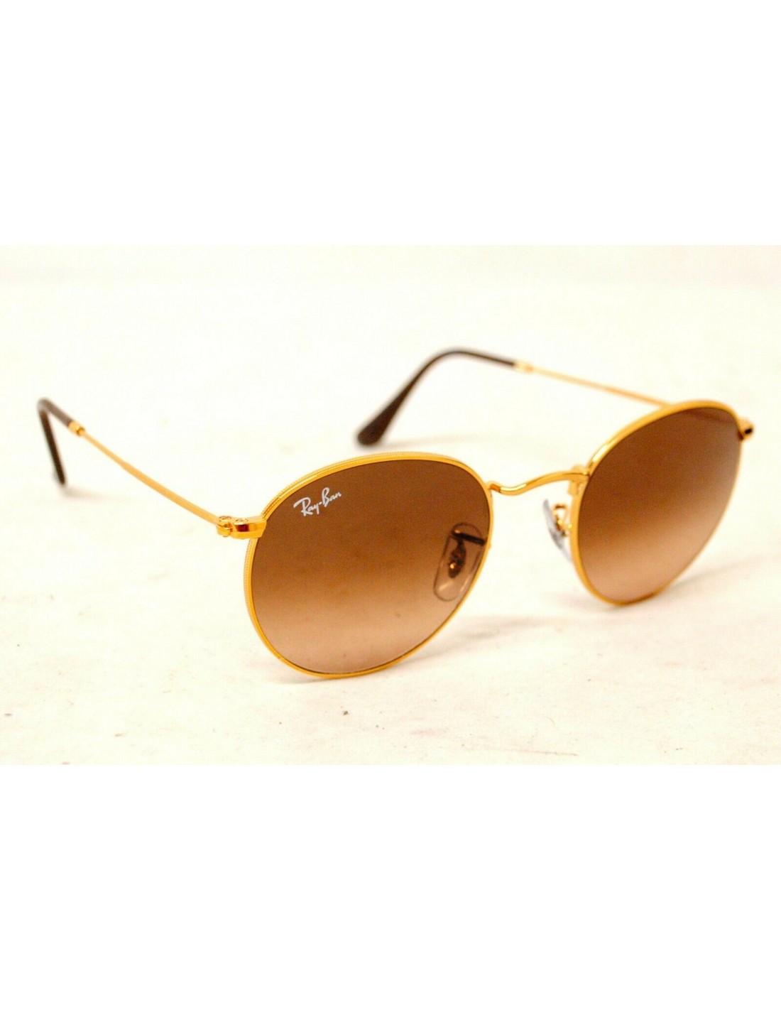 Lentes de sol Ray Ban Rb3447 9001a5 Round Metal Bronce Cafe Original Icon