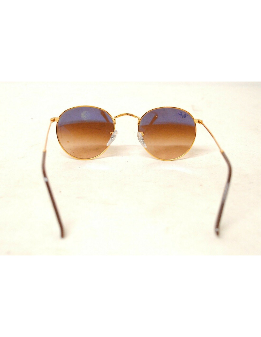 Lentes de sol Ray Ban Rb3447 9001a5 Round Metal Bronce Cafe Original Icon