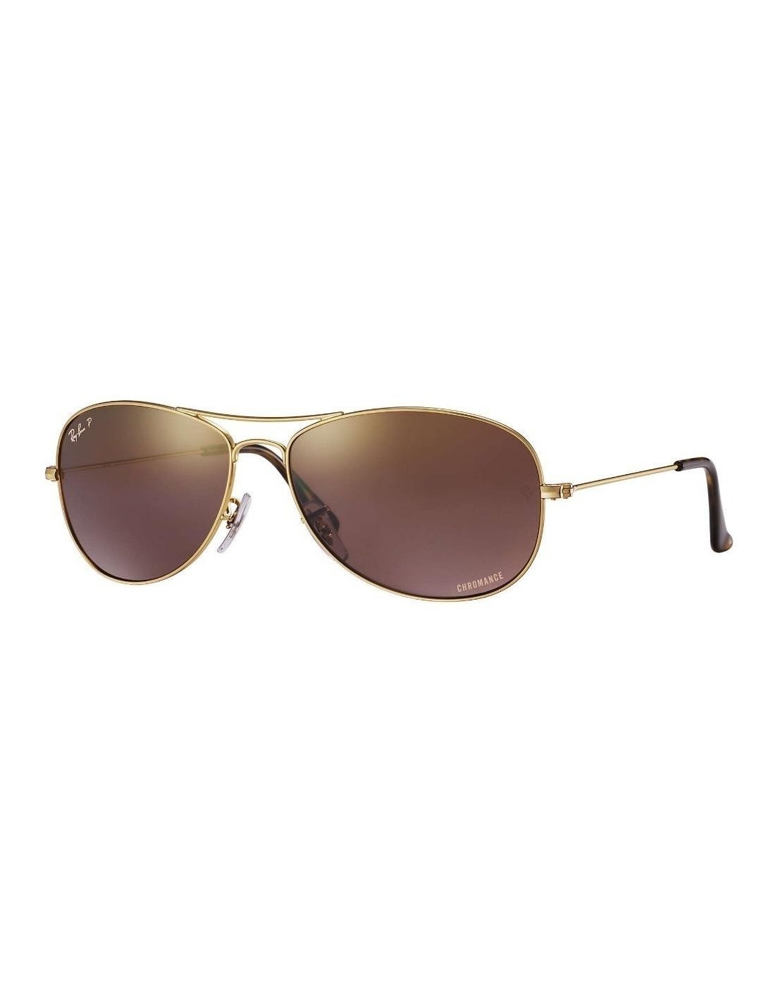 Lentes de sol Ray Ban Rb3562 001/6b Cockpit Chromance Polarizado Icon