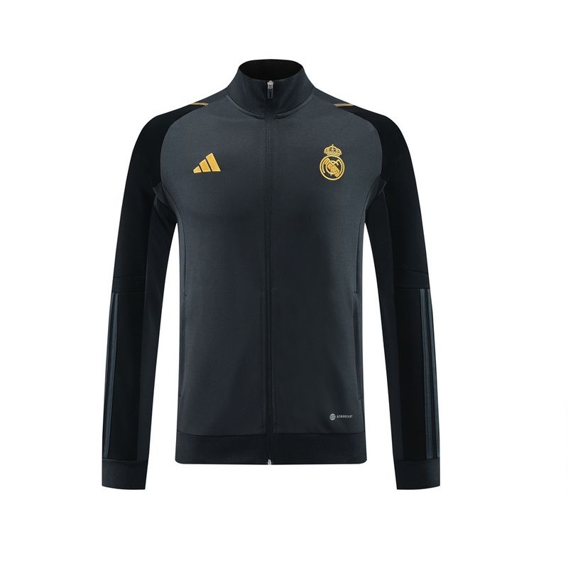 Nueva! Chamarra Jacket Real Madrid Hala Edicion Especial Negra Talla XL.
