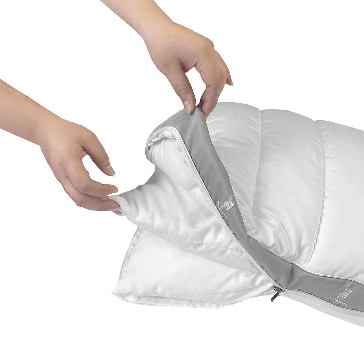 Almohada Ajustable Down Alternative Standar Polo One.