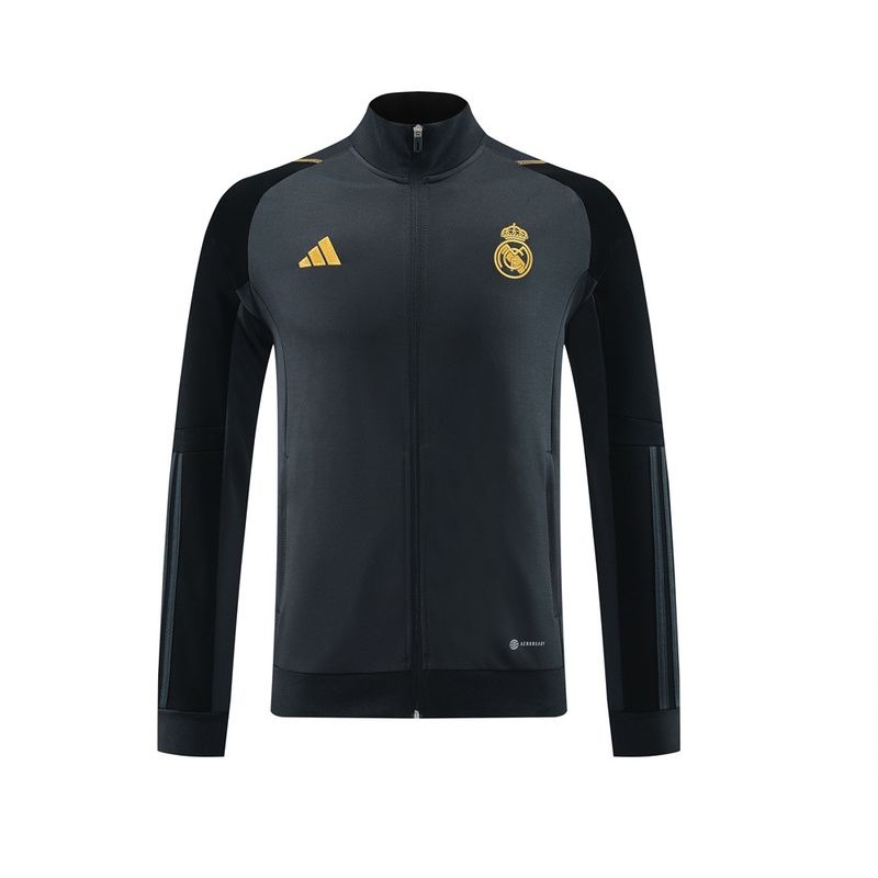 Nueva! Chamarra Jacket Real Madrid Hala Edicion Especial Negra Talla M