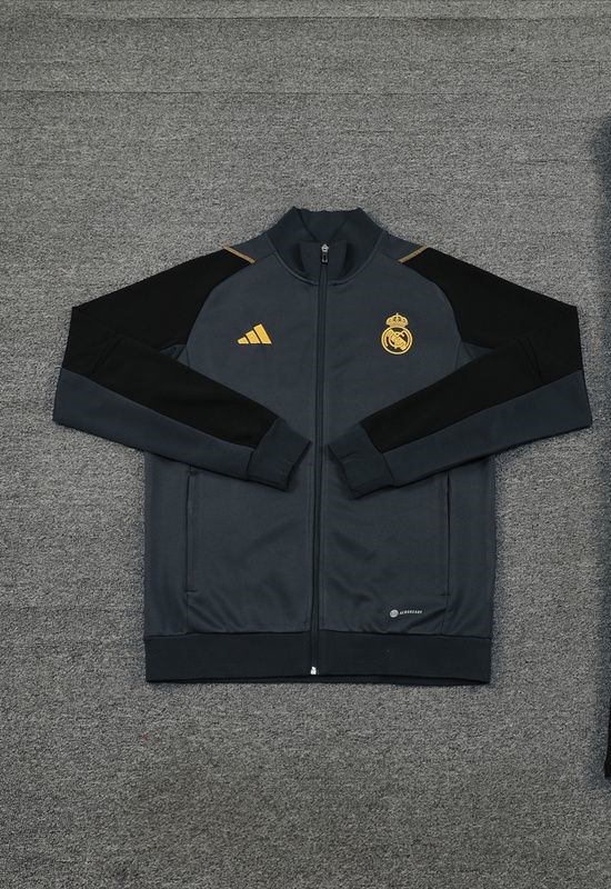 Nueva! Chamarra Jacket Real Madrid Hala Edicion Especial Negra Talla XL.