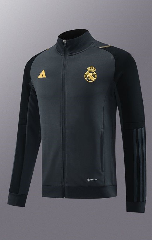 Nueva! Chamarra Jacket Real Madrid Hala Edicion Especial Negra Talla XL.