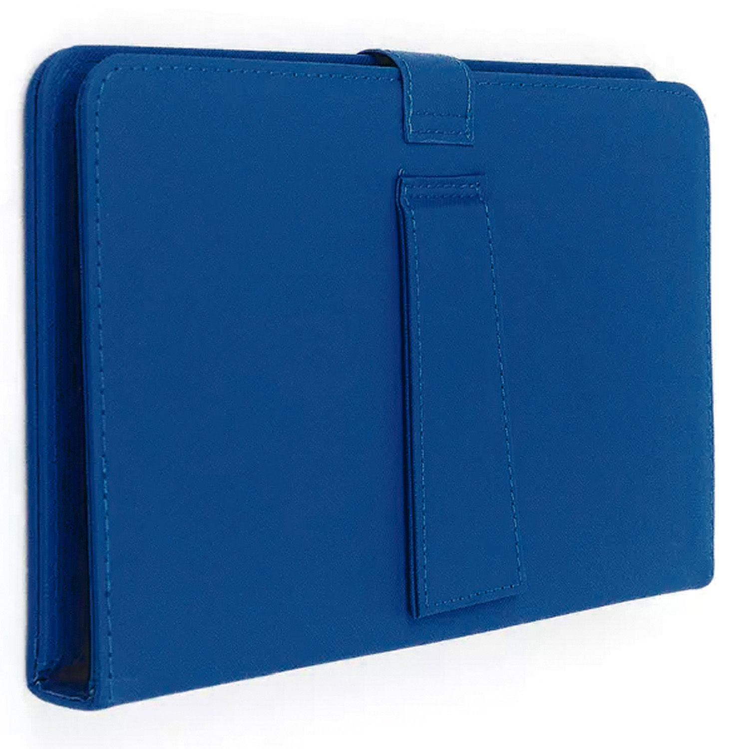 Funda con teclado para tablet 10" pulgadas Micro USB V8 Tipo C Azul.