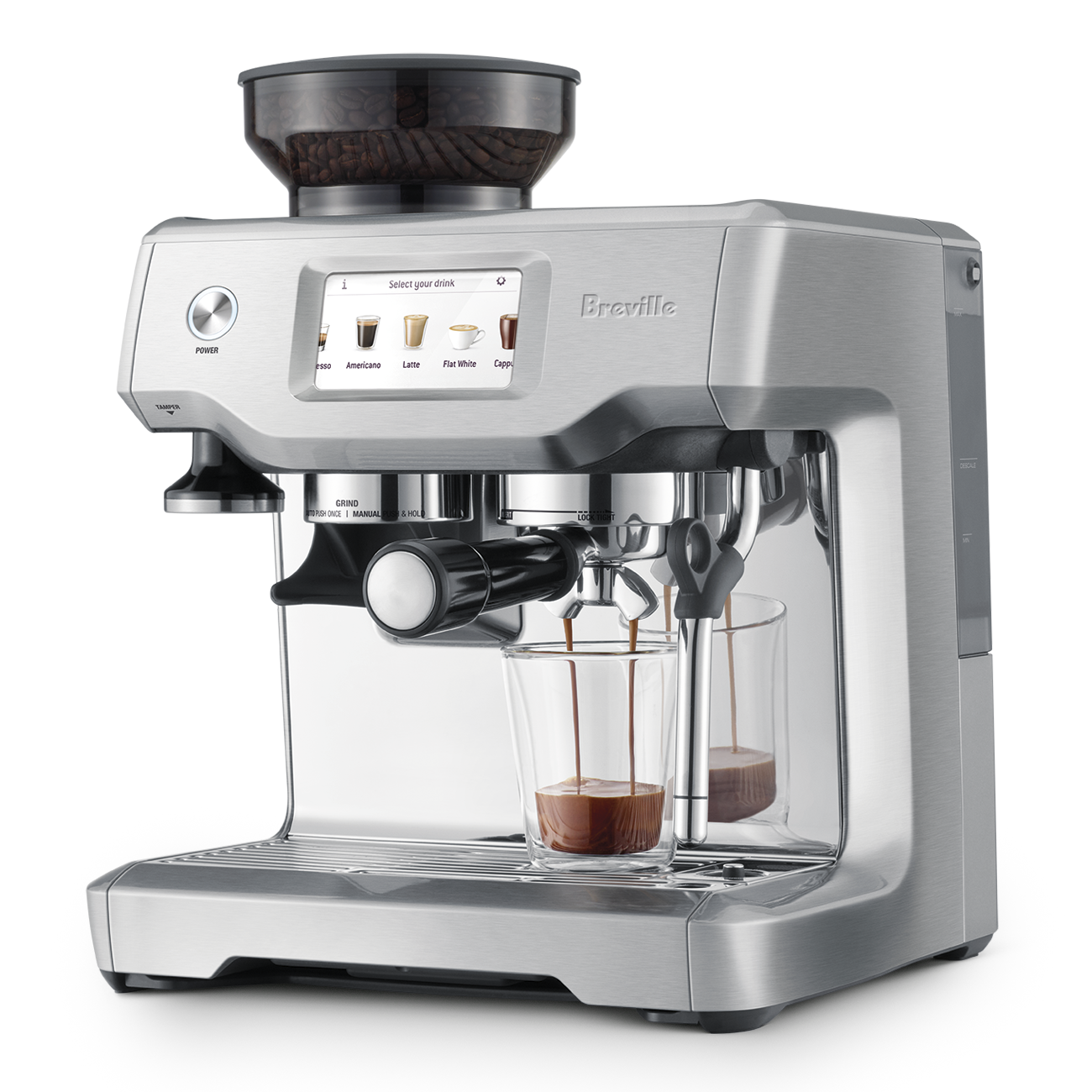 Cafetera Breville The Barista Touch Acero inoxidable BES880BSS1BUS1.