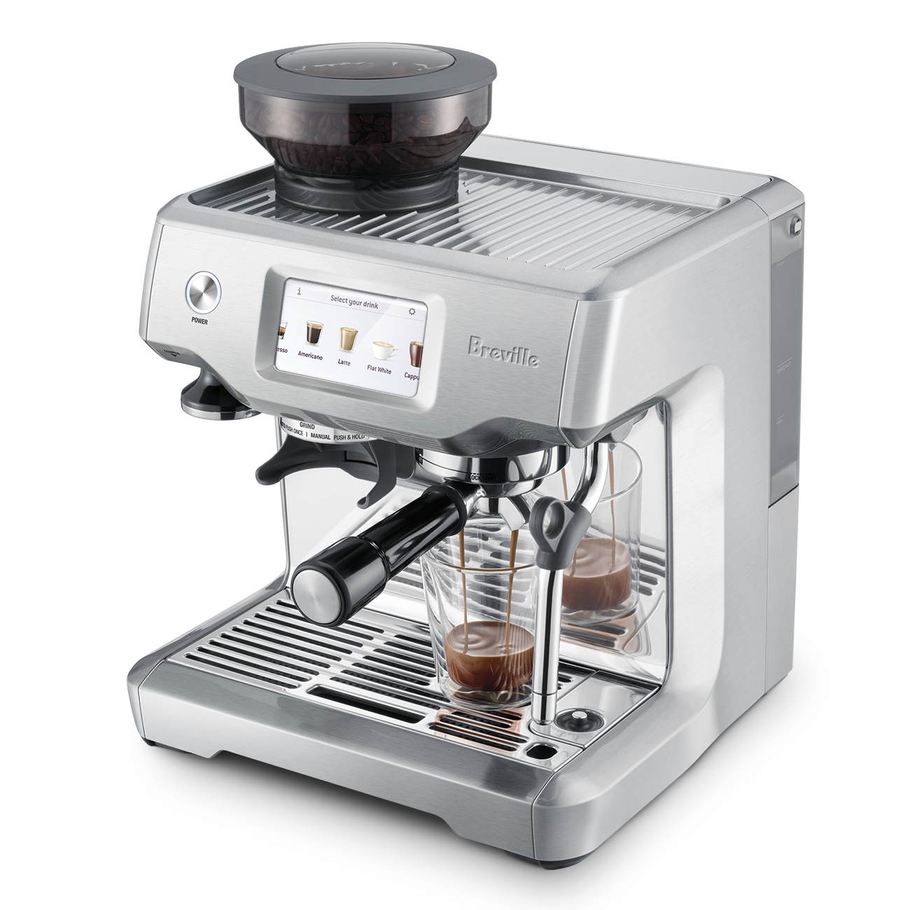Cafetera Breville The Barista Touch Acero inoxidable BES880BSS1BUS1.