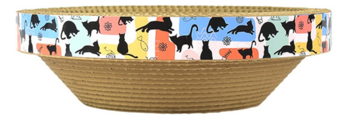 Rascador Para Gato Rascador Cama Circular 30 Cm marron 