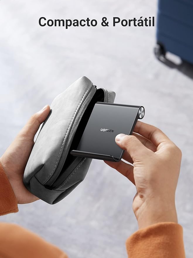 A UGREEN Soporte para Celular, Porta Base Celular Mesa Multiángulo, Phone Stand Ajustable para iPhone 15 14 13 12 Mini Pro MAX XS XR, Huawei, Galaxy S24 S23 Ultra, Xiaomi Redmi.