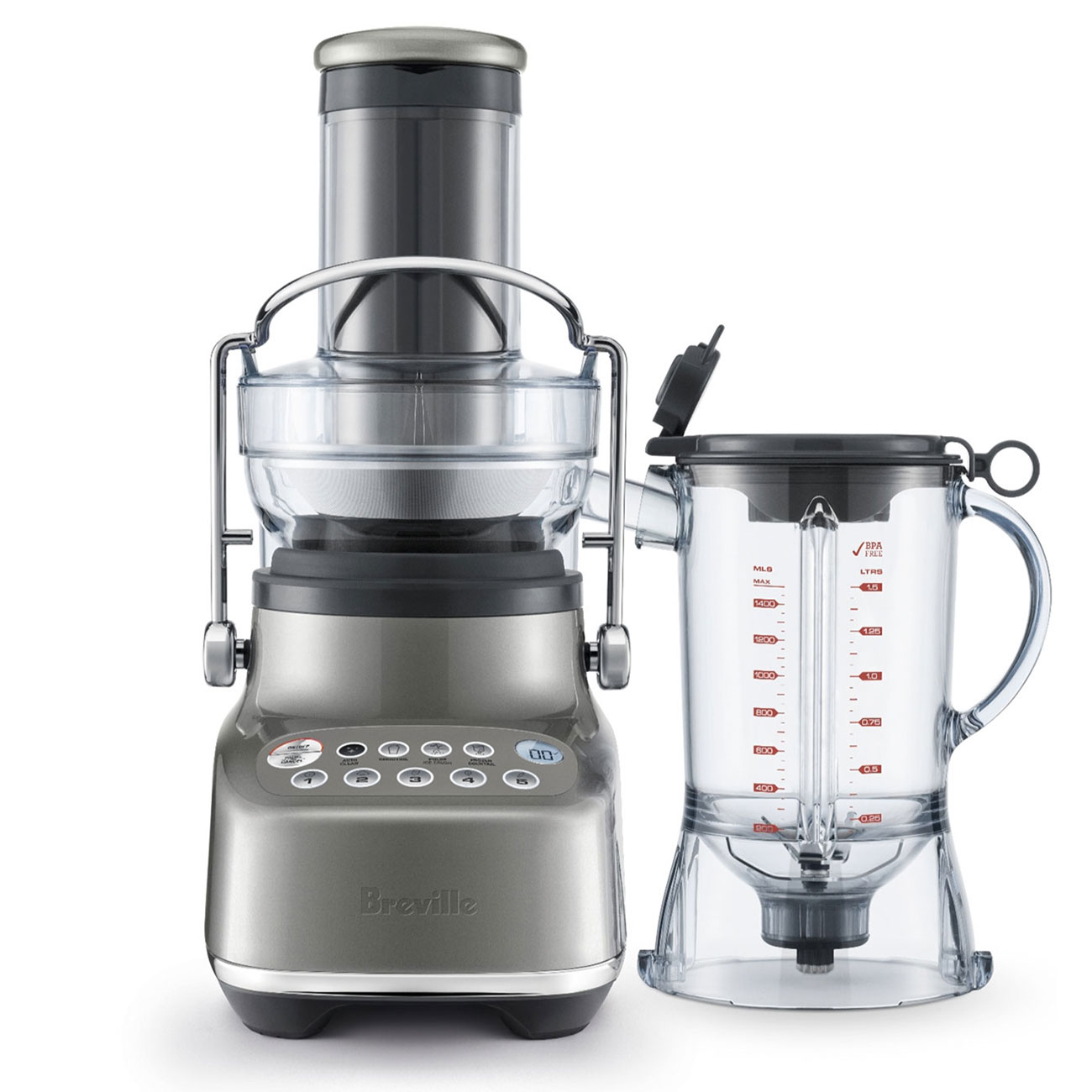Extractor de jugo Breville The 3X Bluicer 850 W BJB615SHY1BUS1.