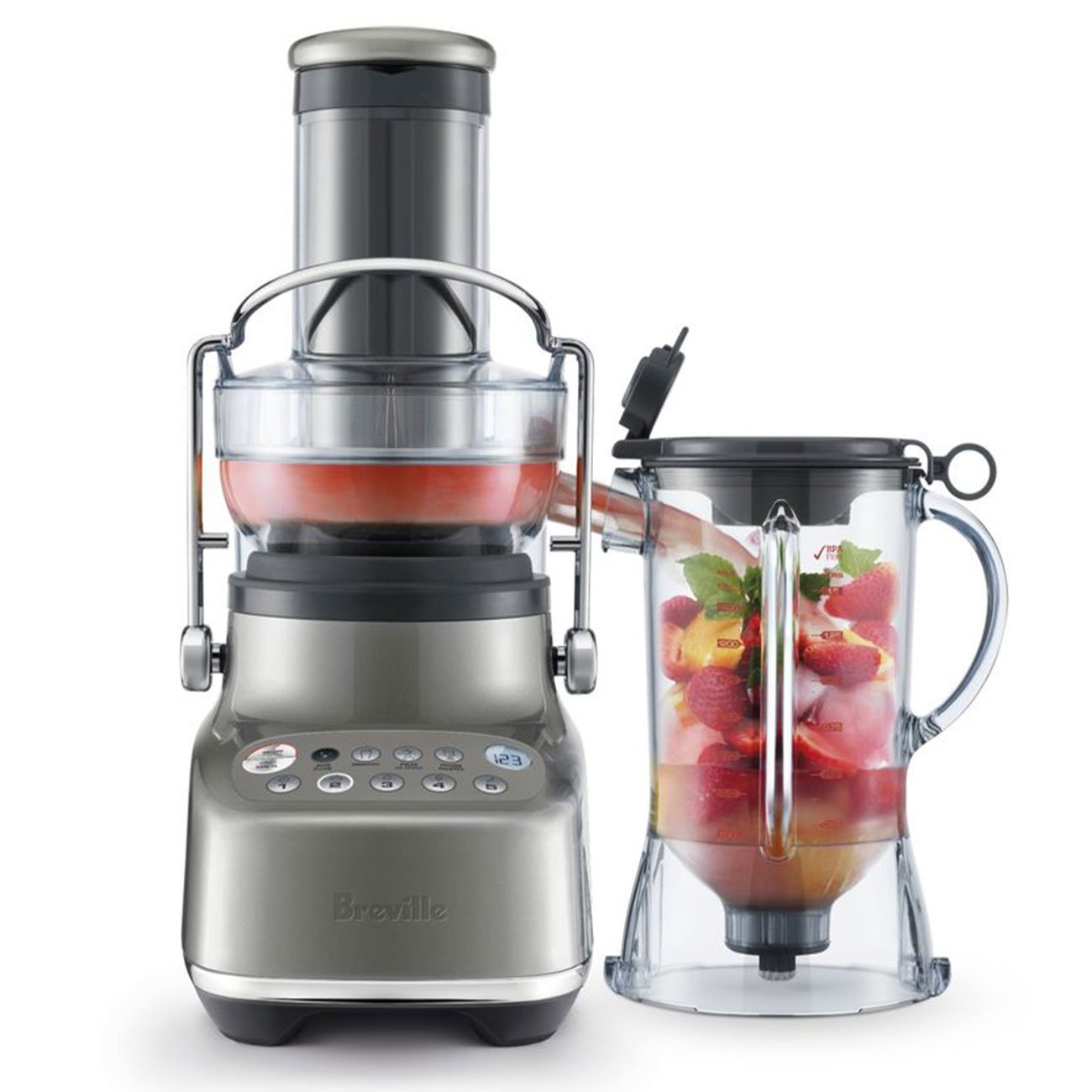 Extractor de jugo Breville The 3X Bluicer 850 W BJB615SHY1BUS1.