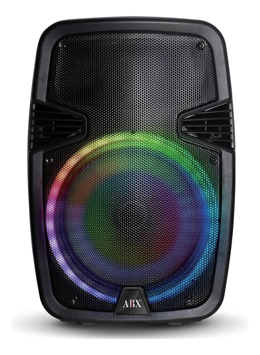 Bafle Bocina 15" Portátil Bluetooth Inalámbrico Con Luz Led Audiobox