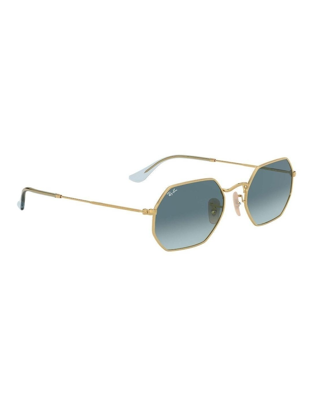 Lentes de sol Ray Ban Rb3556n 91233m Octagonal Classic Azul Degradado Icon