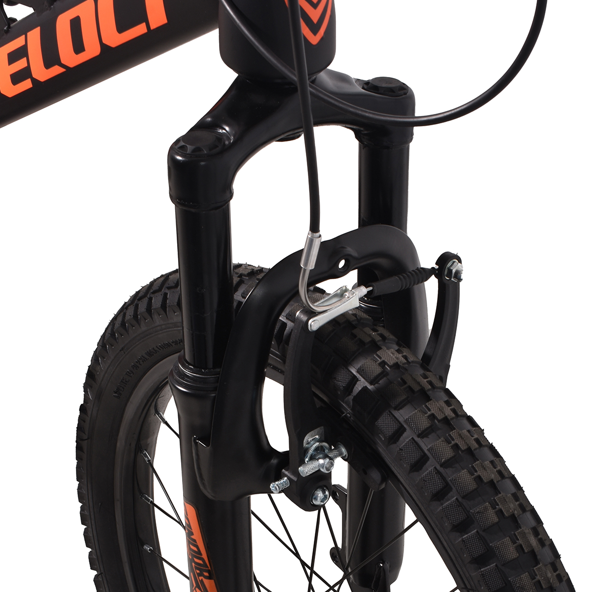 Bicicleta Veloci Brave D/Susp R20 Negro.