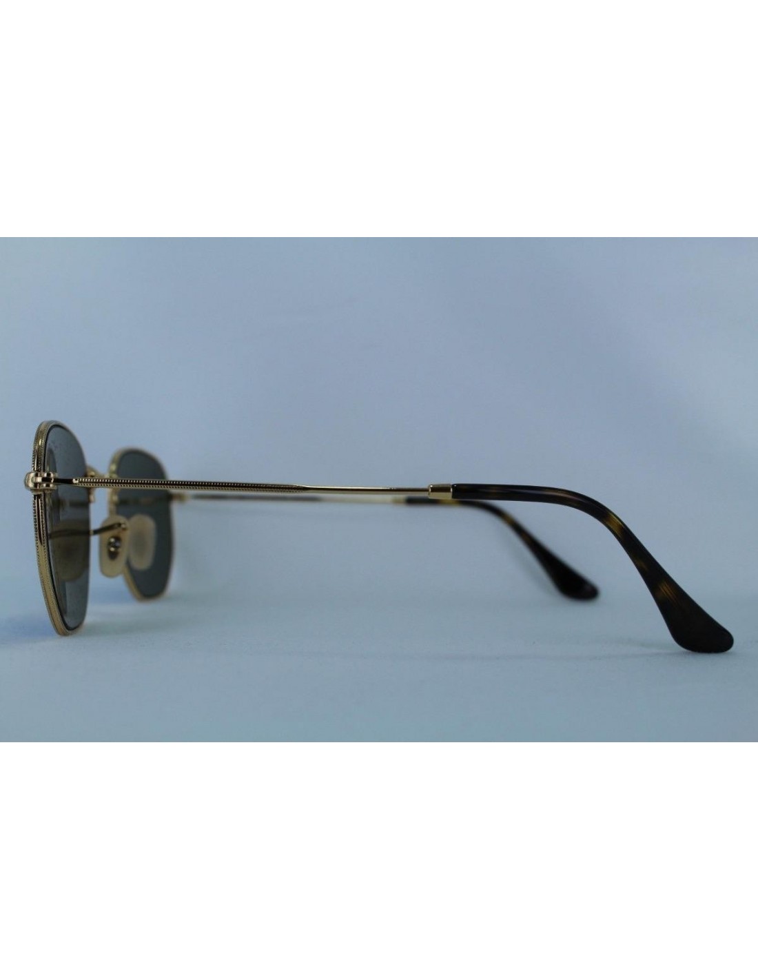 Lentes de sol Ray Ban Rb3548n 001/9o Hexagonal Azul Espejo Degradado