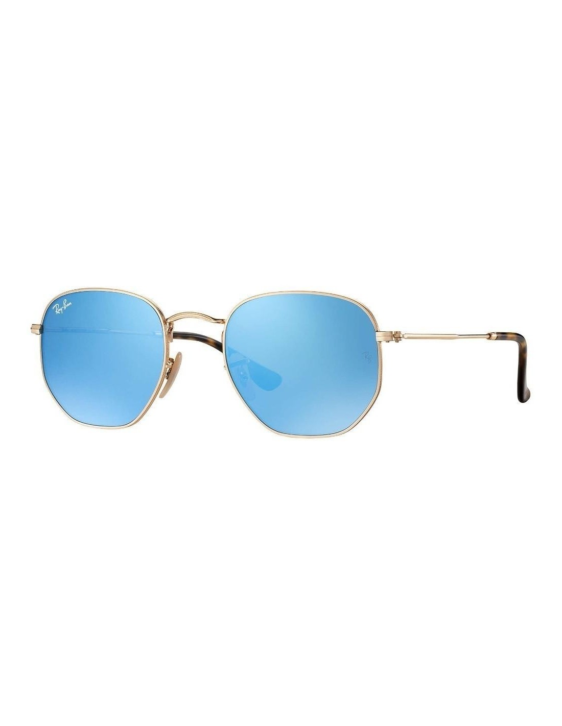 Lentes ray ban azul espejo sale