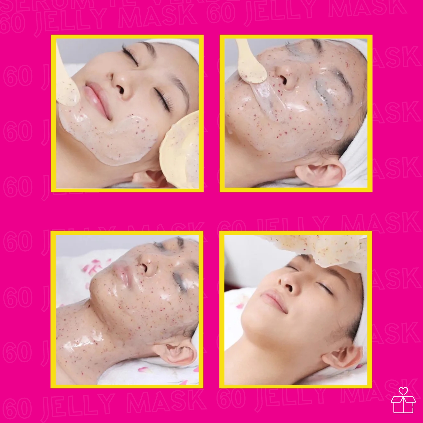 Pack De 60 Jelly Mask Mascarilla Hidroplastica Spa.