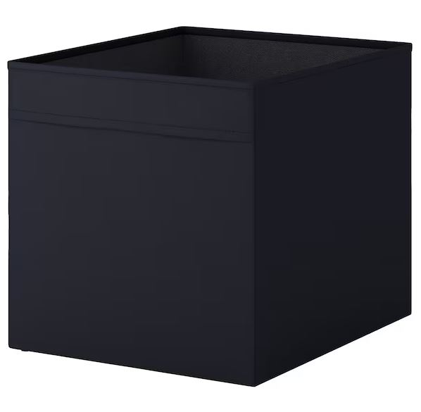 Drona Caja Ikea  33X38X33 Color Negro 1-P.