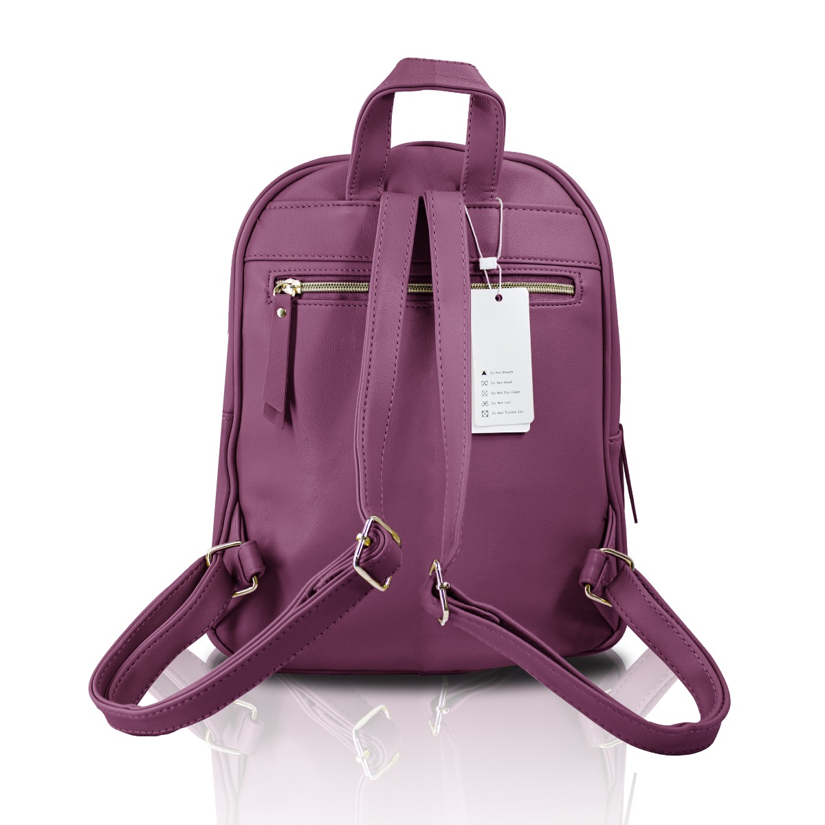 Combo Grenobil Pequeña Mochila Rosa, Bolso Crossbody Y Cartera.