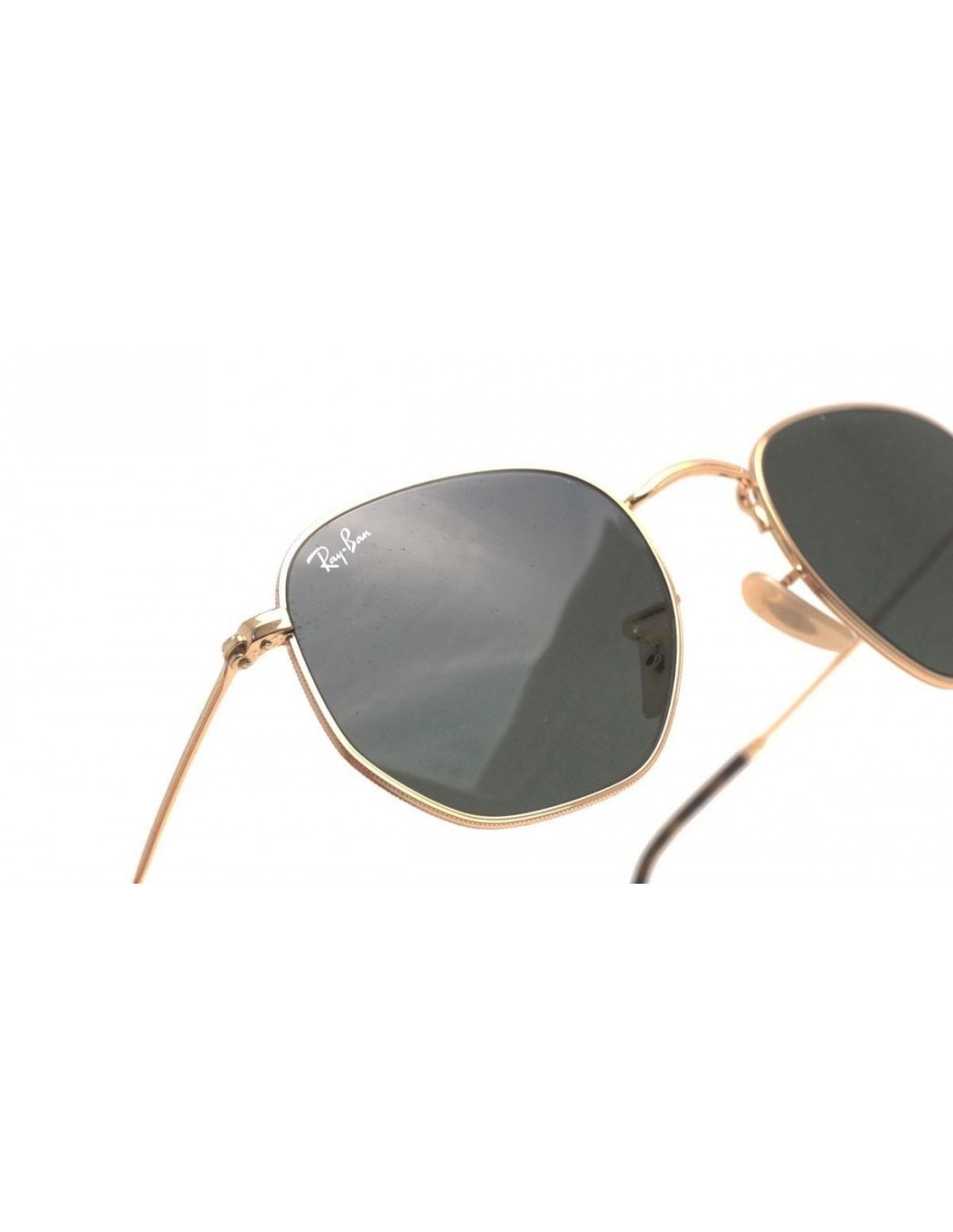 Lentes de sol Ray Ban Rb3548n 001 Hexagonal Flat Metal G-15 Original