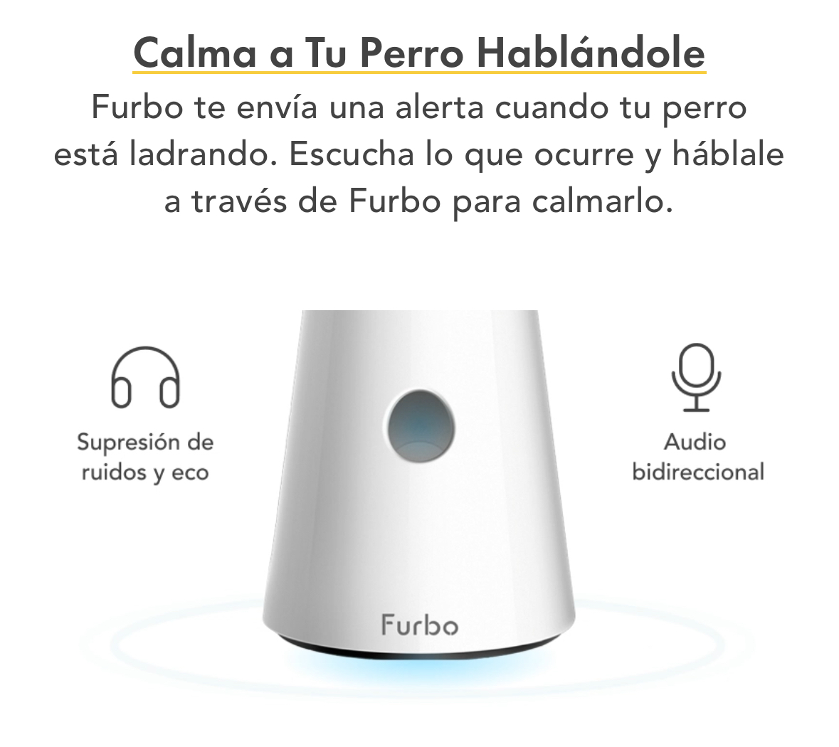 Furbo Dog Camara Wifi Mascotas Con Funciones Interactivas Color Blanco