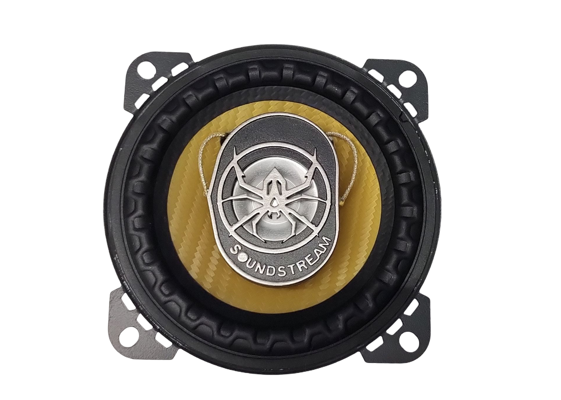 Bocinas Coaxiales SOUNDSTREAM PRO-400 90w Rms 4 Pulgadas 4 Ohms 2 Vías Cono Fibra de Carbono IMPP.