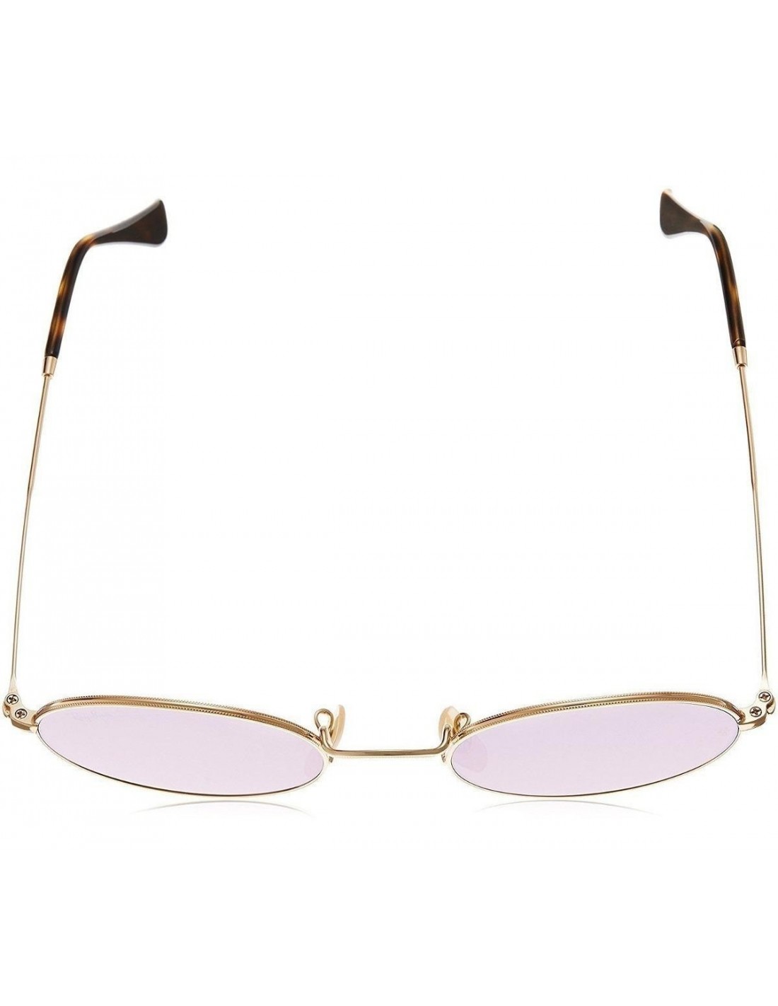 Lentes de sol Ray Ban Rb3547n 001/8o Oval Flat Lenses Lila Espejo Icon