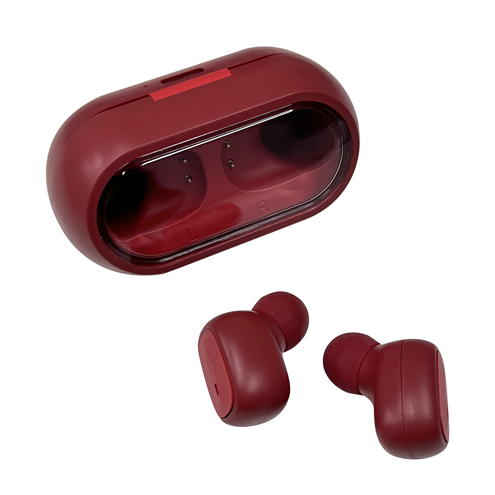 Audífonos TWS Dux T2GO Color Vino.