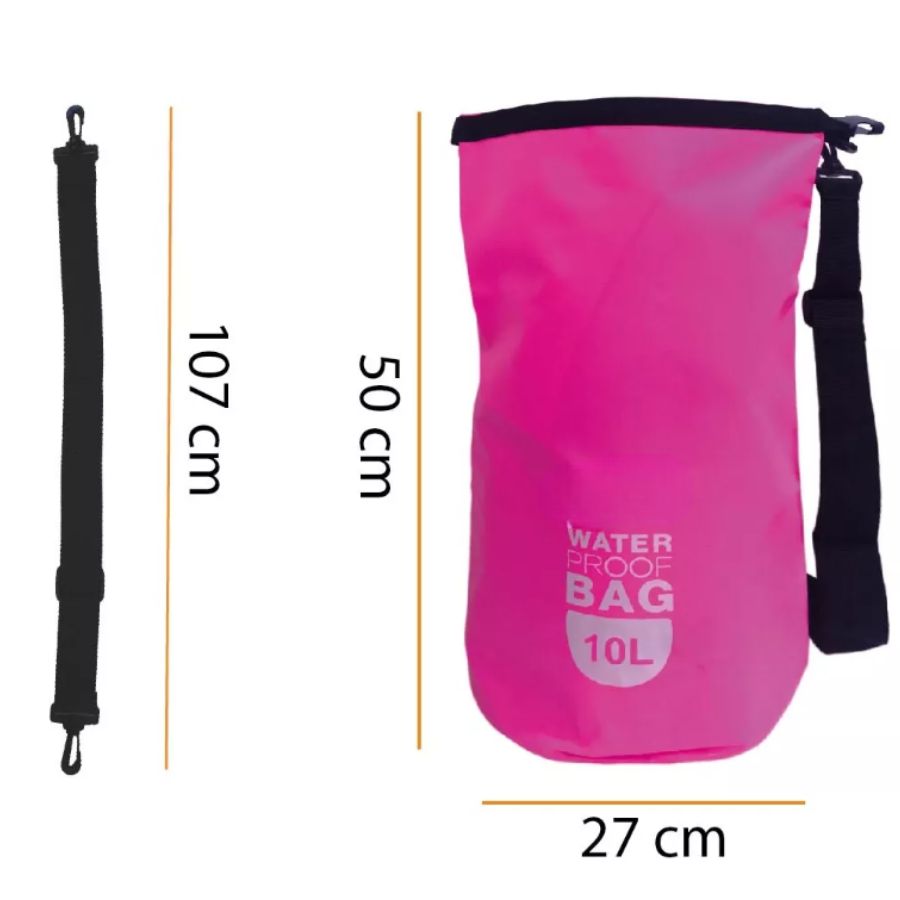 Bolsa Seca Enrollable Impermeable Capacidad 10l .