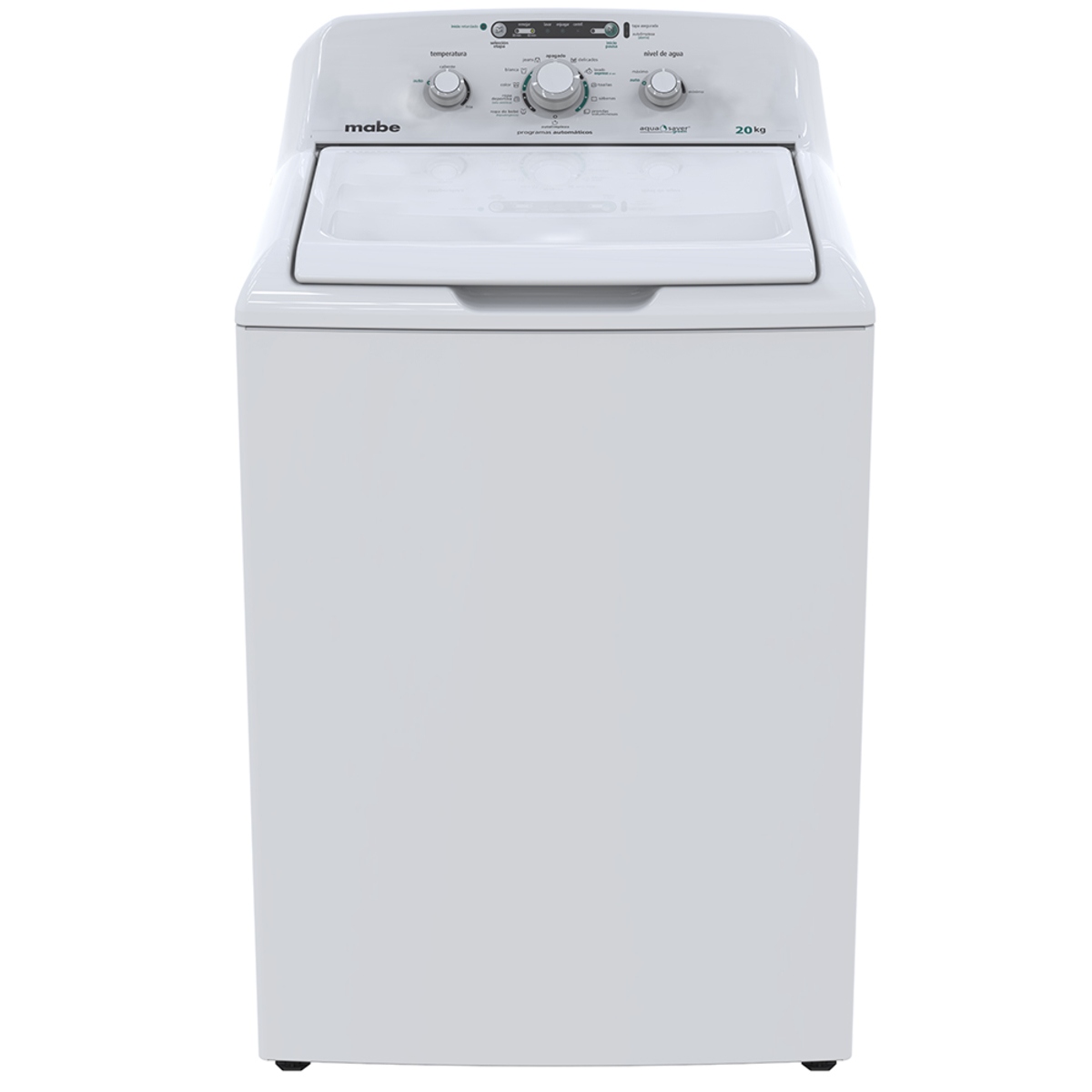 Lavadora Automática Mabe LMA70213CBAB 20KG Blanco ORTY ENTREGA SÓLO VÁLIDA EN LA CIUDAD DE MÉXICO Y ZONA METROPOLITANA.