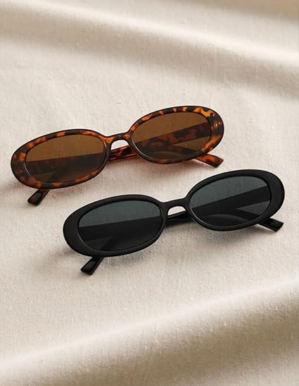 Lentes ovalados vintage clearance