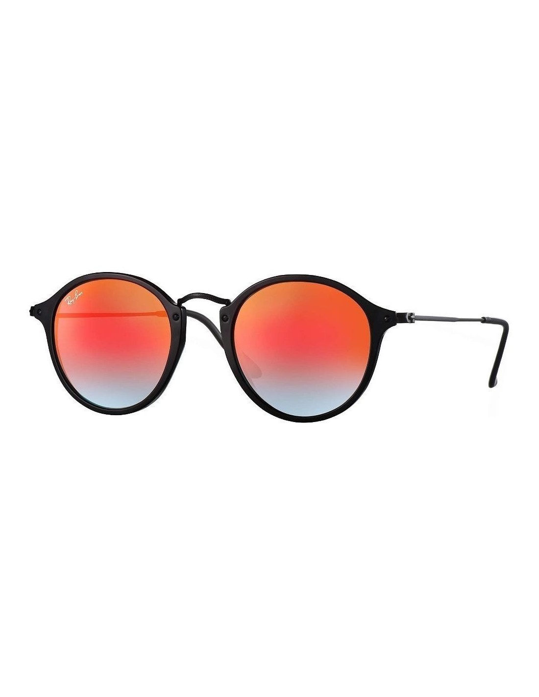 Lentes de sol Ray Ban Rb2447 901/4w Round Fleck Rojo Degradado Negro